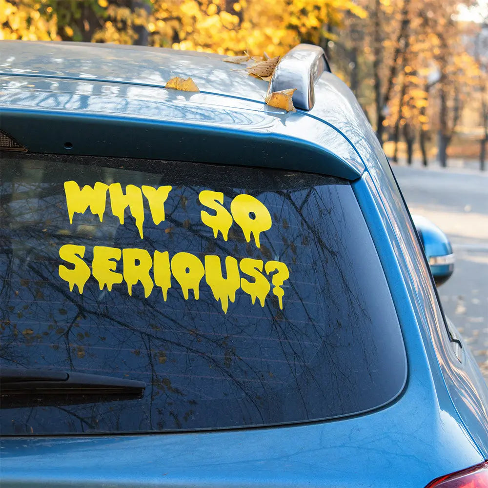 Why so Serious Autoaufkleber – Joker Sticker (17 Farben) PlotterStickers