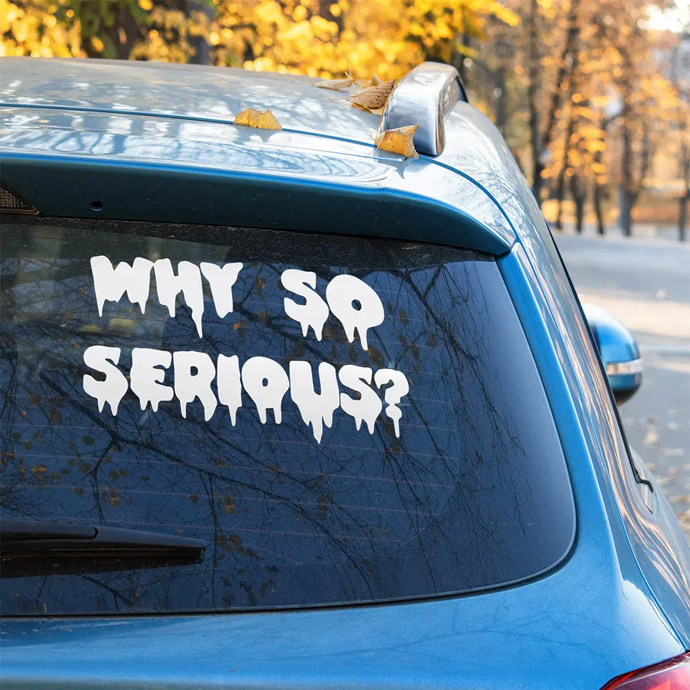 Why so Serious Autoaufkleber – Joker Sticker (17 Farben) PlotterStickers