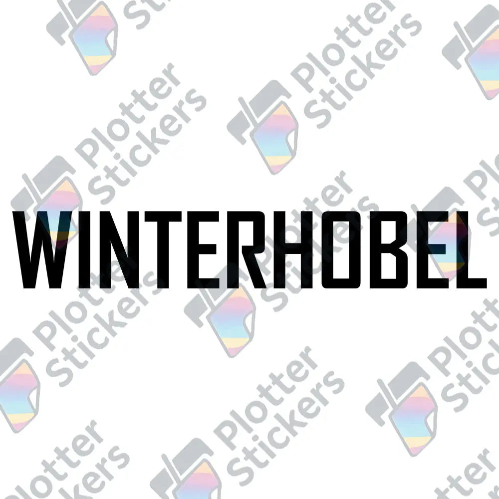Winterhobel Autoaufkleber – Lustiger Sticker für Winterautos | Vinyl, 17 Farben & Größen PlotterStickers