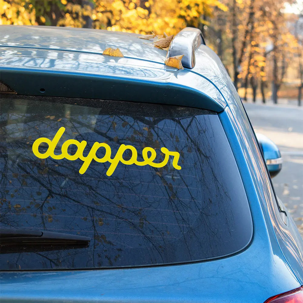Dapper Autoaufkleber – Stylischer Szene-Sticker | Vinyl, 17 Farben & Größen PlotterStickers