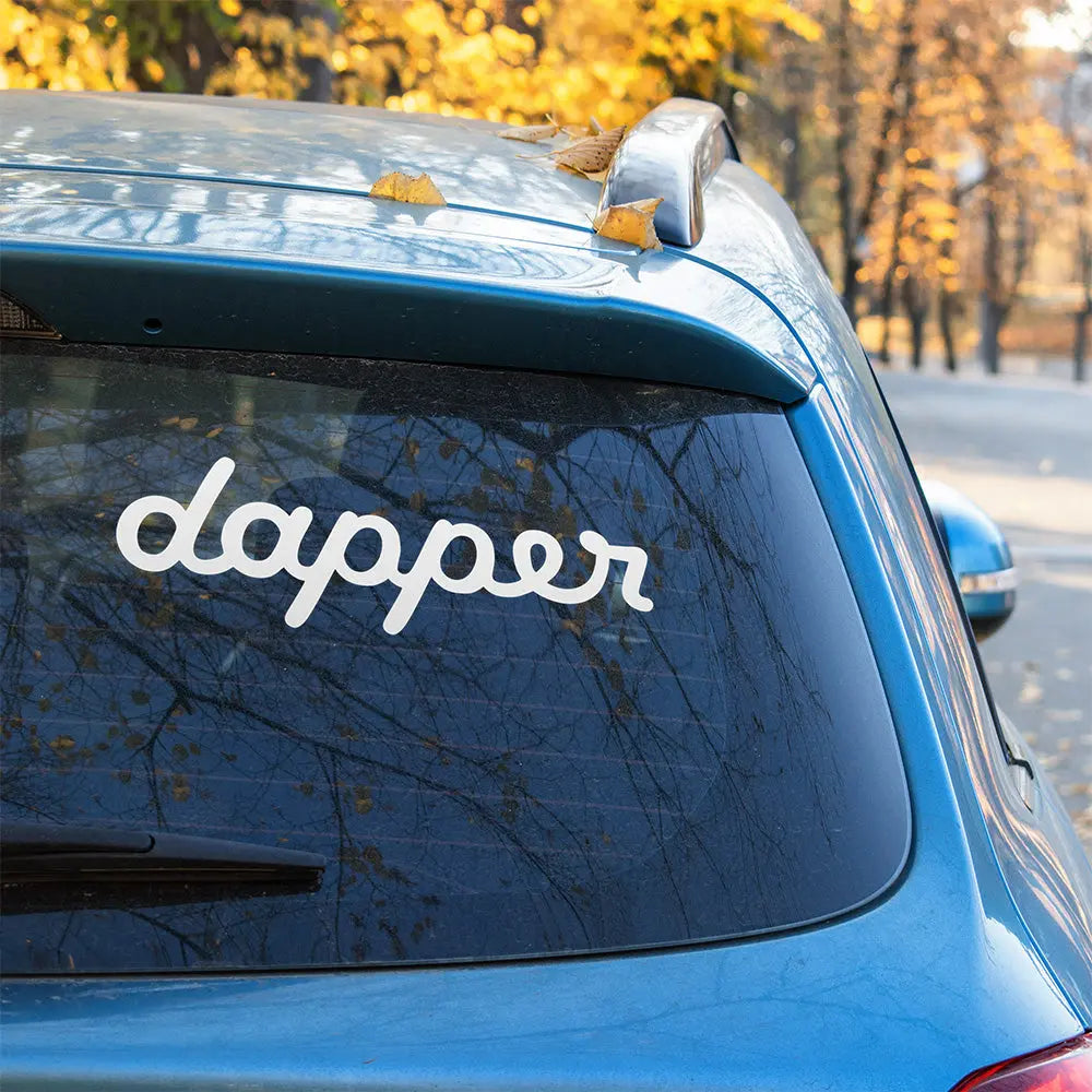 Dapper Autoaufkleber – Stylischer Szene-Sticker | Vinyl, 17 Farben & Größen PlotterStickers