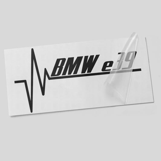 Herzschlag Autoaufkleber – geeignet für BMW E39 – Vinyl Sticker