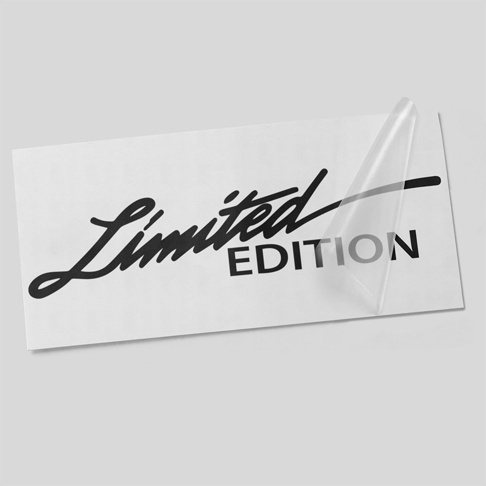 Limited Edition Autoaufkleber – Wetterfester Tuning Sticker