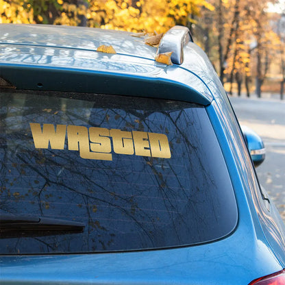 Wasted Autoaufkleber – GTA Sticker | Vinyl, 17 Farben & Größen PlotterStickers