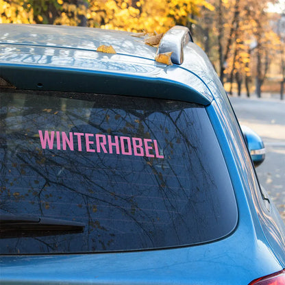 Winterhobel Autoaufkleber – Lustiger Sticker für Winterautos | Vinyl, 17 Farben & Größen PlotterStickers