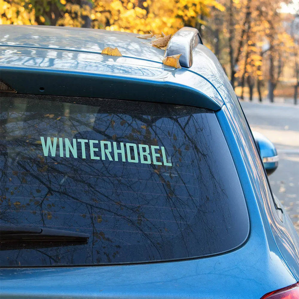 Winterhobel Autoaufkleber – Lustiger Sticker für Winterautos | Vinyl, 17 Farben & Größen PlotterStickers