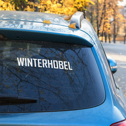 Winterhobel Autoaufkleber – Lustiger Sticker für Winterautos | Vinyl, 17 Farben & Größen PlotterStickers