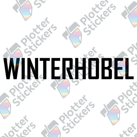 Winterhobel Autoaufkleber – Lustiger Sticker für Winterautos | Vinyl, 17 Farben & Größen PlotterStickers