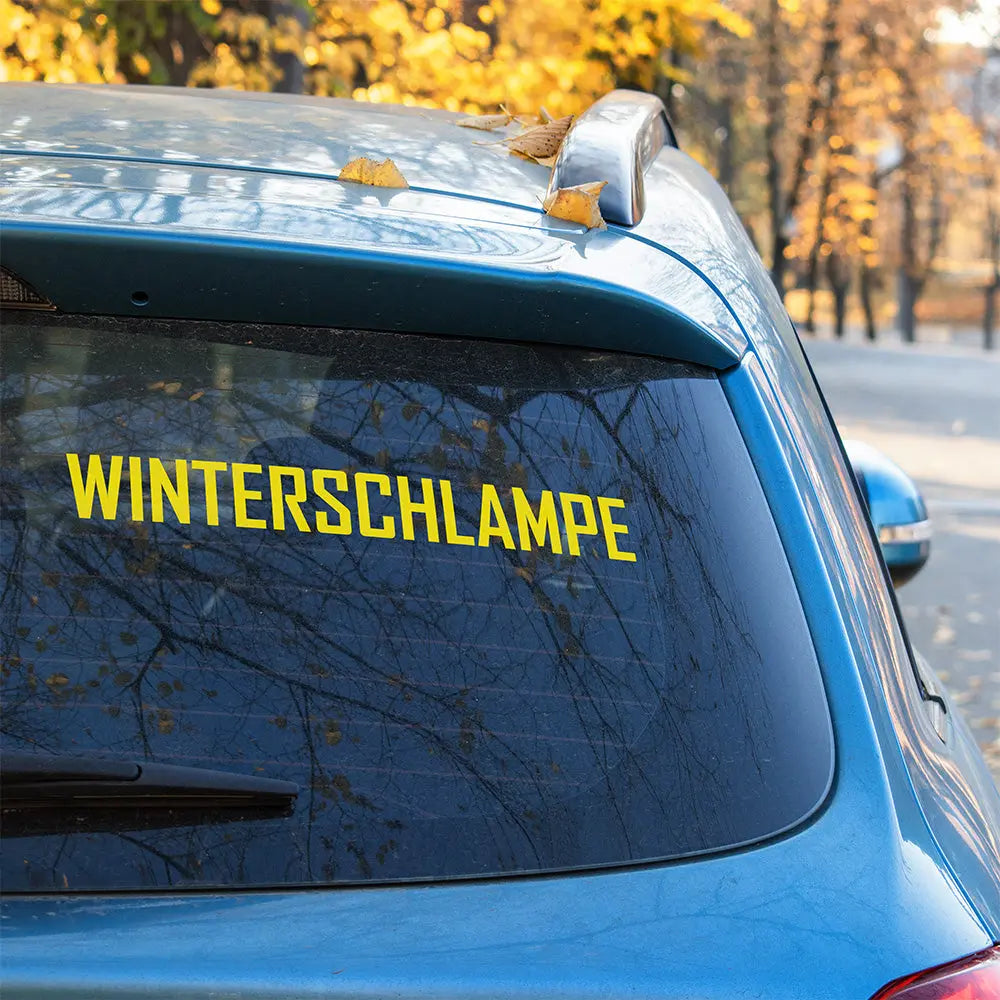 Winterschlampe Autoaufkleber – Lustiger Sticker für Winterautos | Vinyl, 17 Farben & Größen PlotterStickers