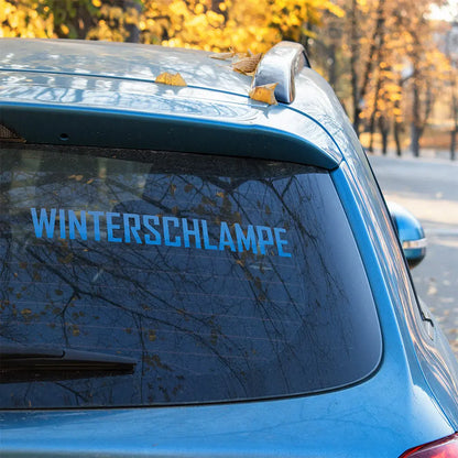 Winterschlampe Autoaufkleber – Lustiger Sticker für Winterautos | Vinyl, 17 Farben & Größen PlotterStickers
