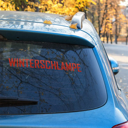 Winterschlampe Autoaufkleber – Lustiger Sticker für Winterautos | Vinyl, 17 Farben & Größen PlotterStickers