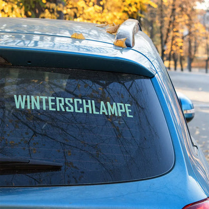 Winterschlampe Autoaufkleber – Lustiger Sticker für Winterautos | Vinyl, 17 Farben & Größen PlotterStickers