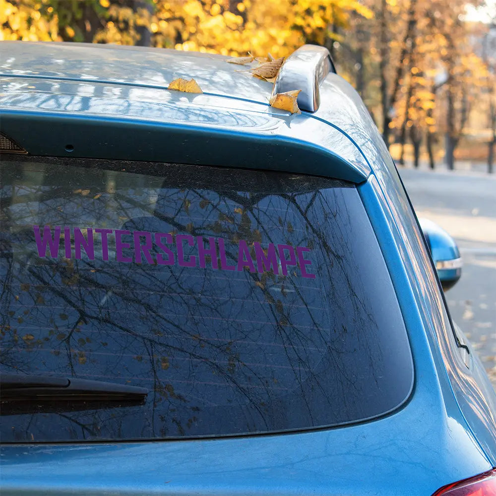 Winterschlampe Autoaufkleber – Lustiger Sticker für Winterautos | Vinyl, 17 Farben & Größen PlotterStickers