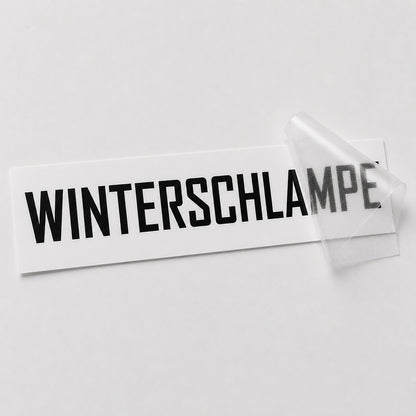Winterschlampe Autoaufkleber – Lustiger Sticker für Winterautos | Vinyl, 17 Farben & Größen PlotterStickers