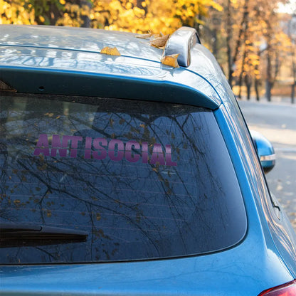 Antisocial Autoaufkleber – Szene Sticker | Vinyl, 17 Farben & Größen PlotterStickers