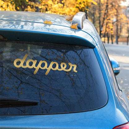 Dapper Autoaufkleber – Stylischer Szene-Sticker | Vinyl, 17 Farben & Größen PlotterStickers