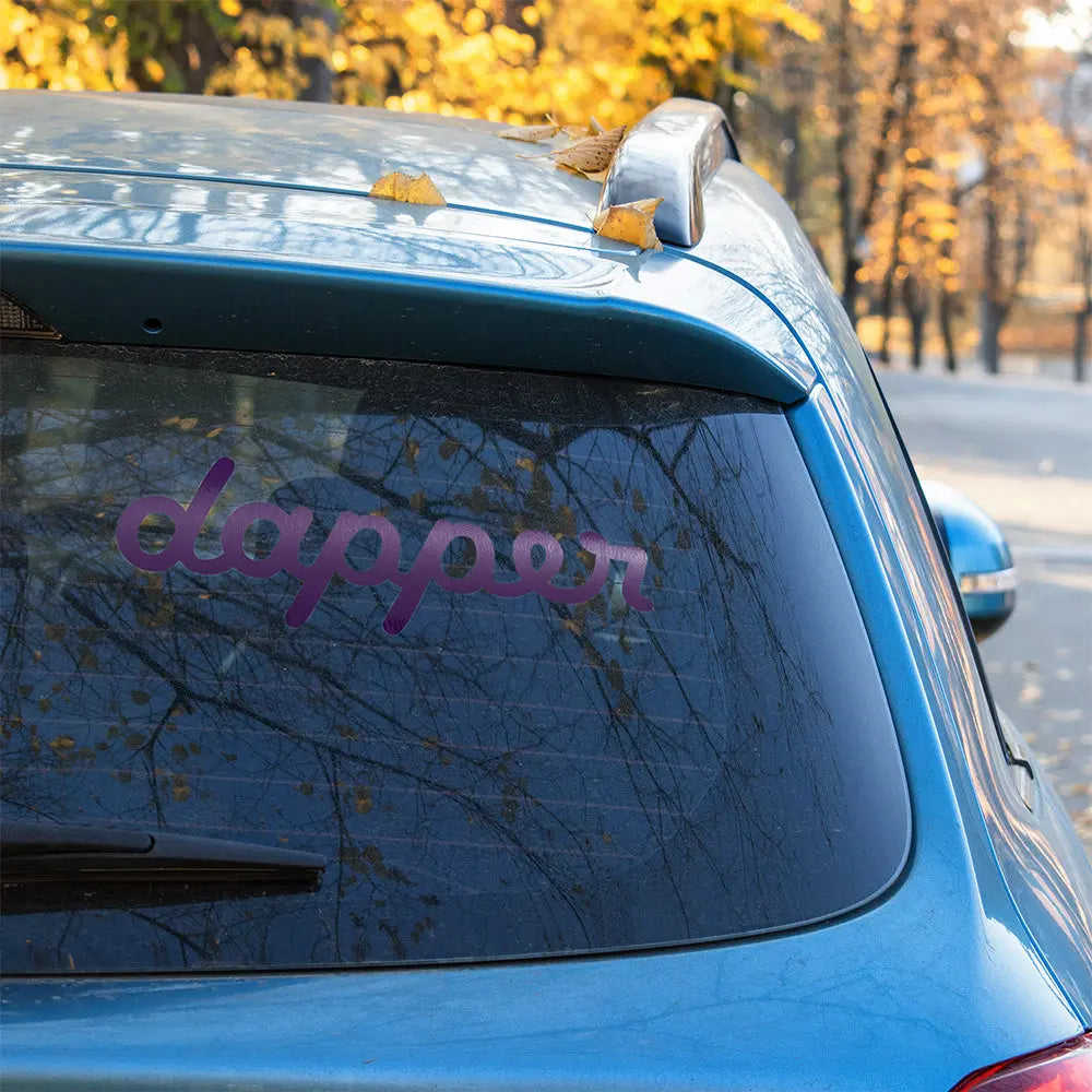 Dapper Autoaufkleber – Stylischer Szene-Sticker | Vinyl, 17 Farben & Größen PlotterStickers