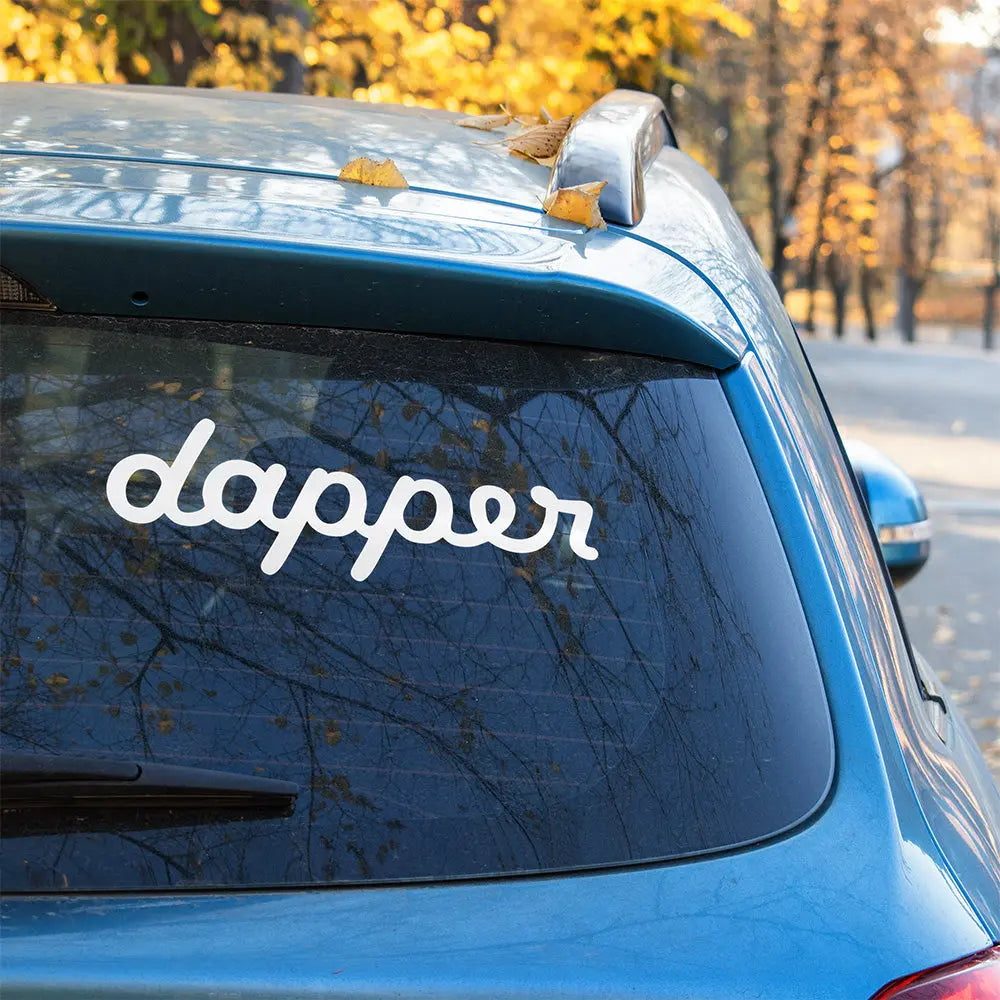 Dapper Autoaufkleber – Stylischer Szene-Sticker | Vinyl, 17 Farben & Größen PlotterStickers