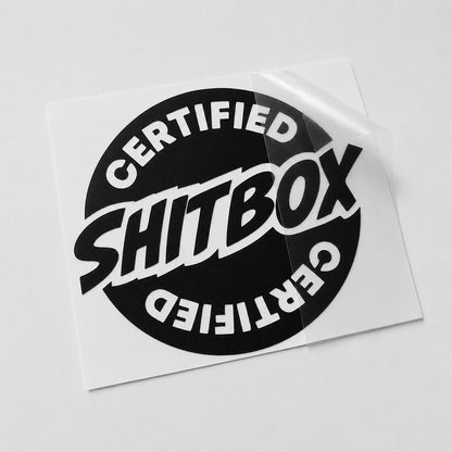 Shitbox Autoaufkleber – Lustiger Sticker | Vinyl, 17 Farben & Größen PlotterStickers